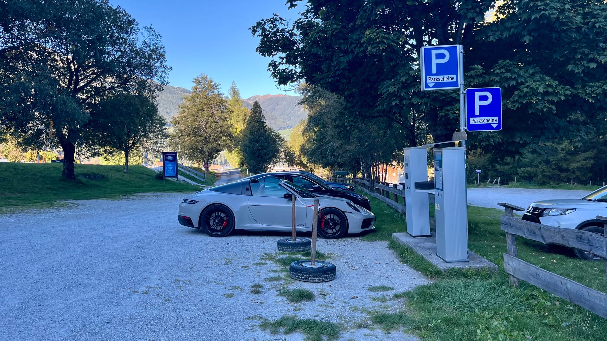 Stopped for a break