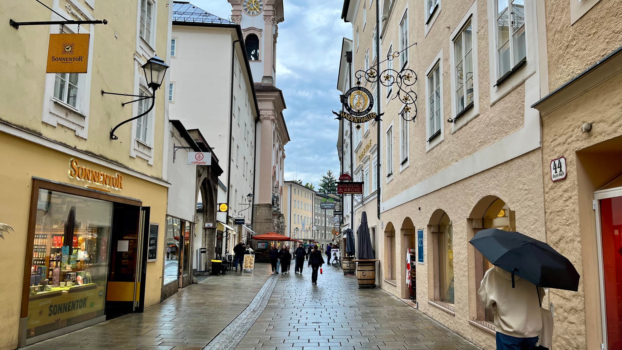 A wet day in Salzburg
