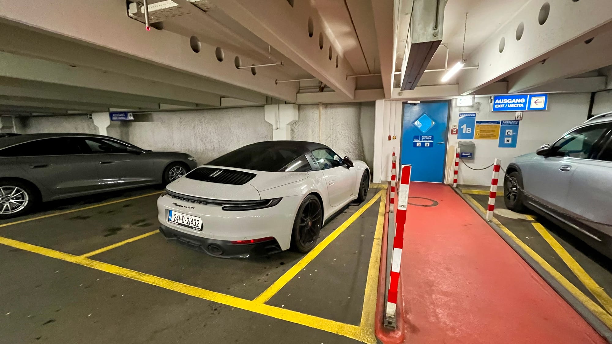 Parked up underground for the night