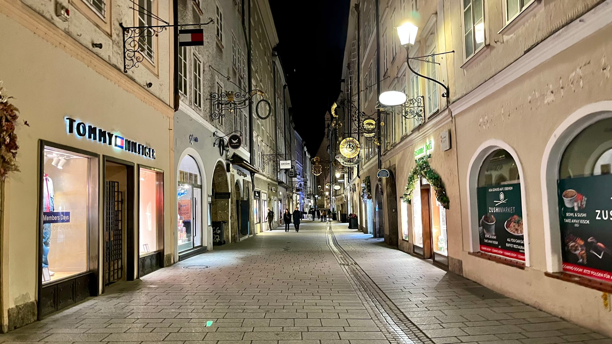 Salzburg in the evening
