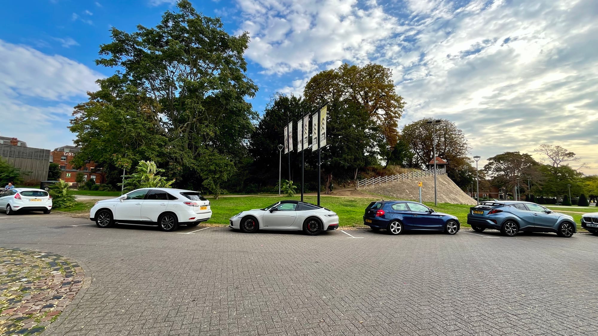 Parked up at our hotel for the next two days
