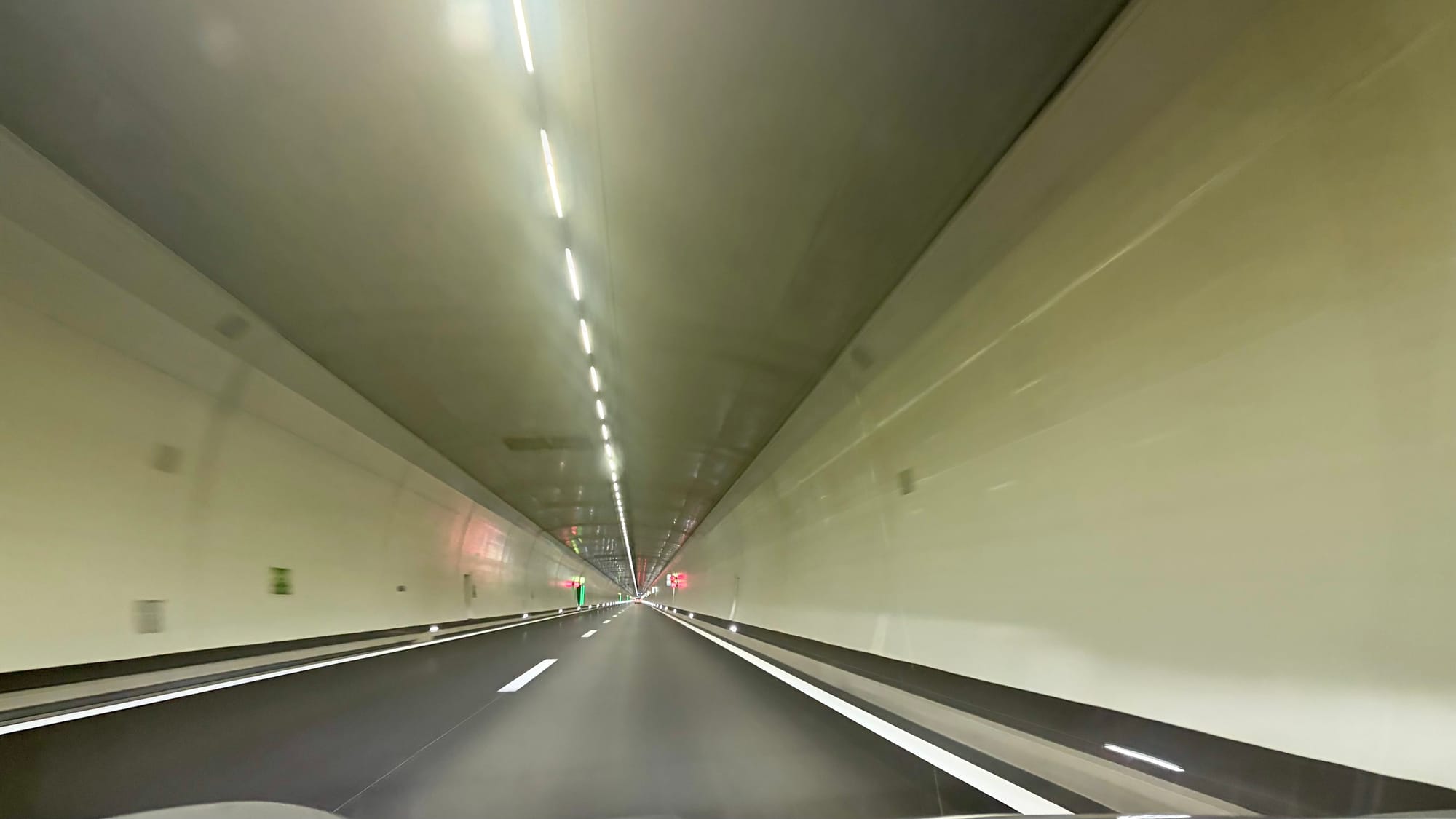 Inside a typical Swiss tunnel