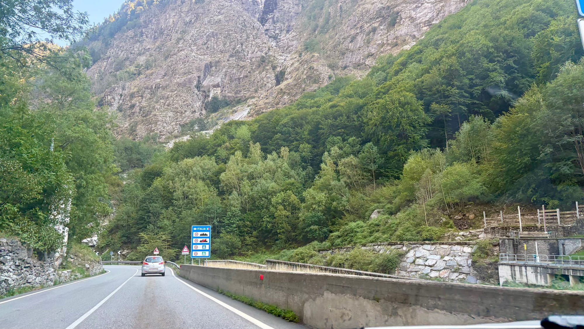 Crossing into Italy