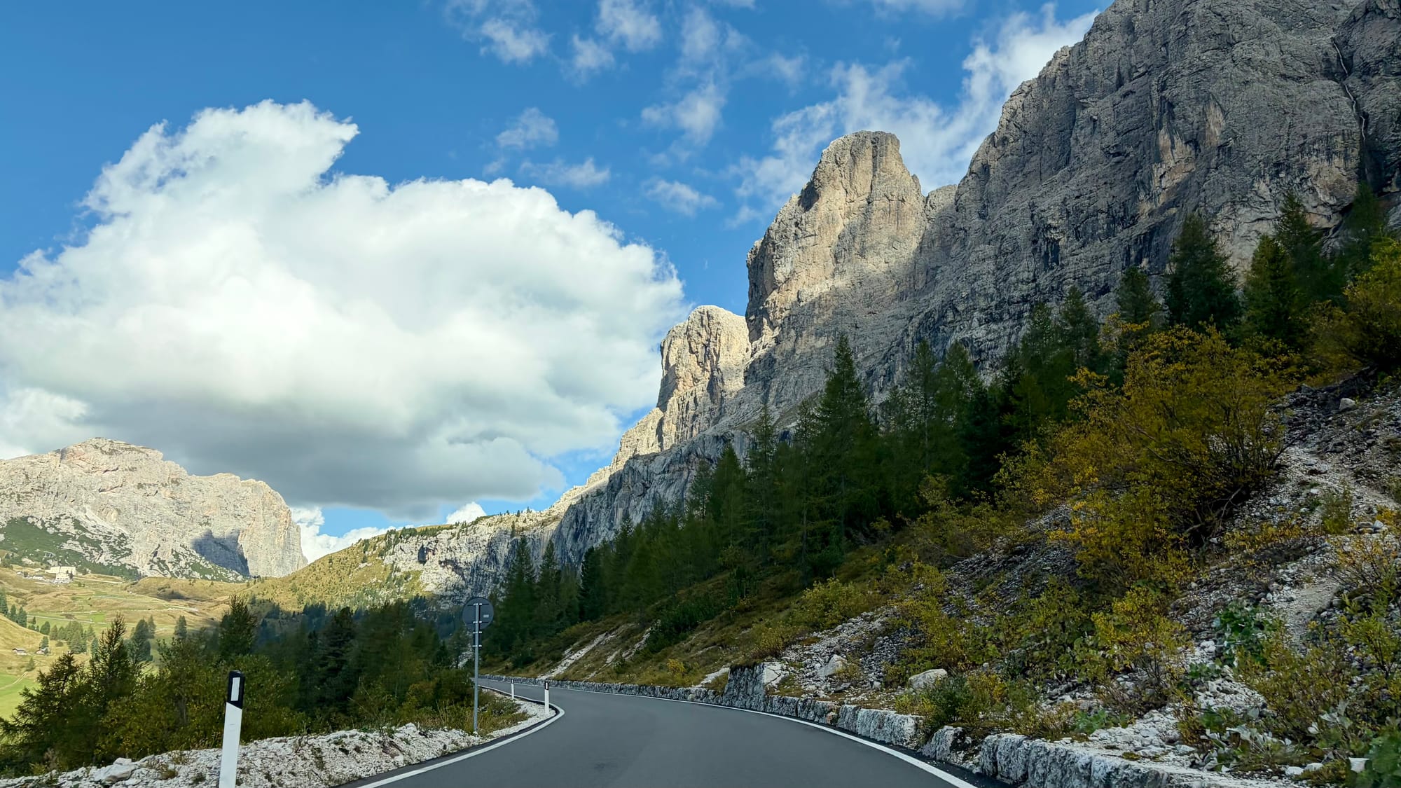 Driving Sella Pass