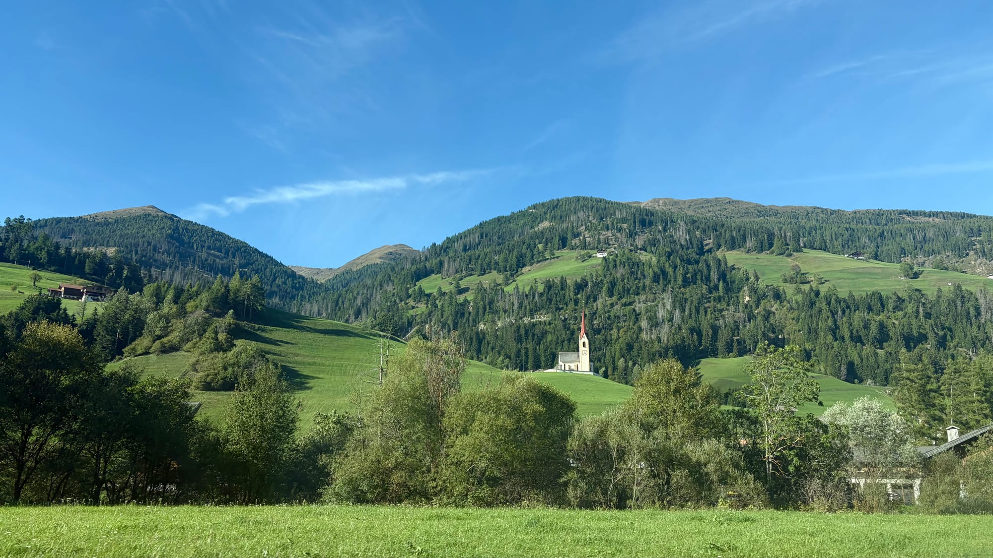 Church on the hillside