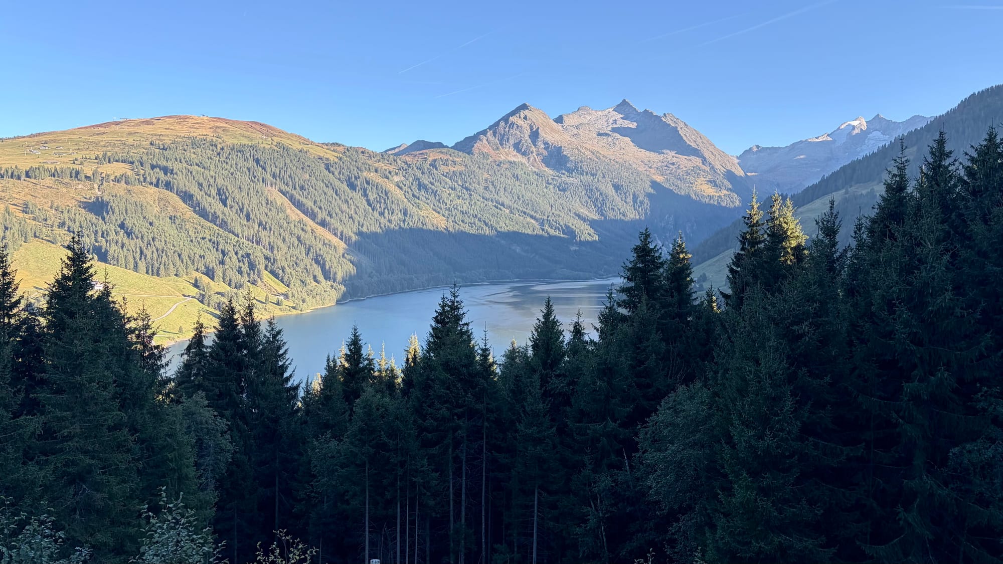 Stopped at a viewing point