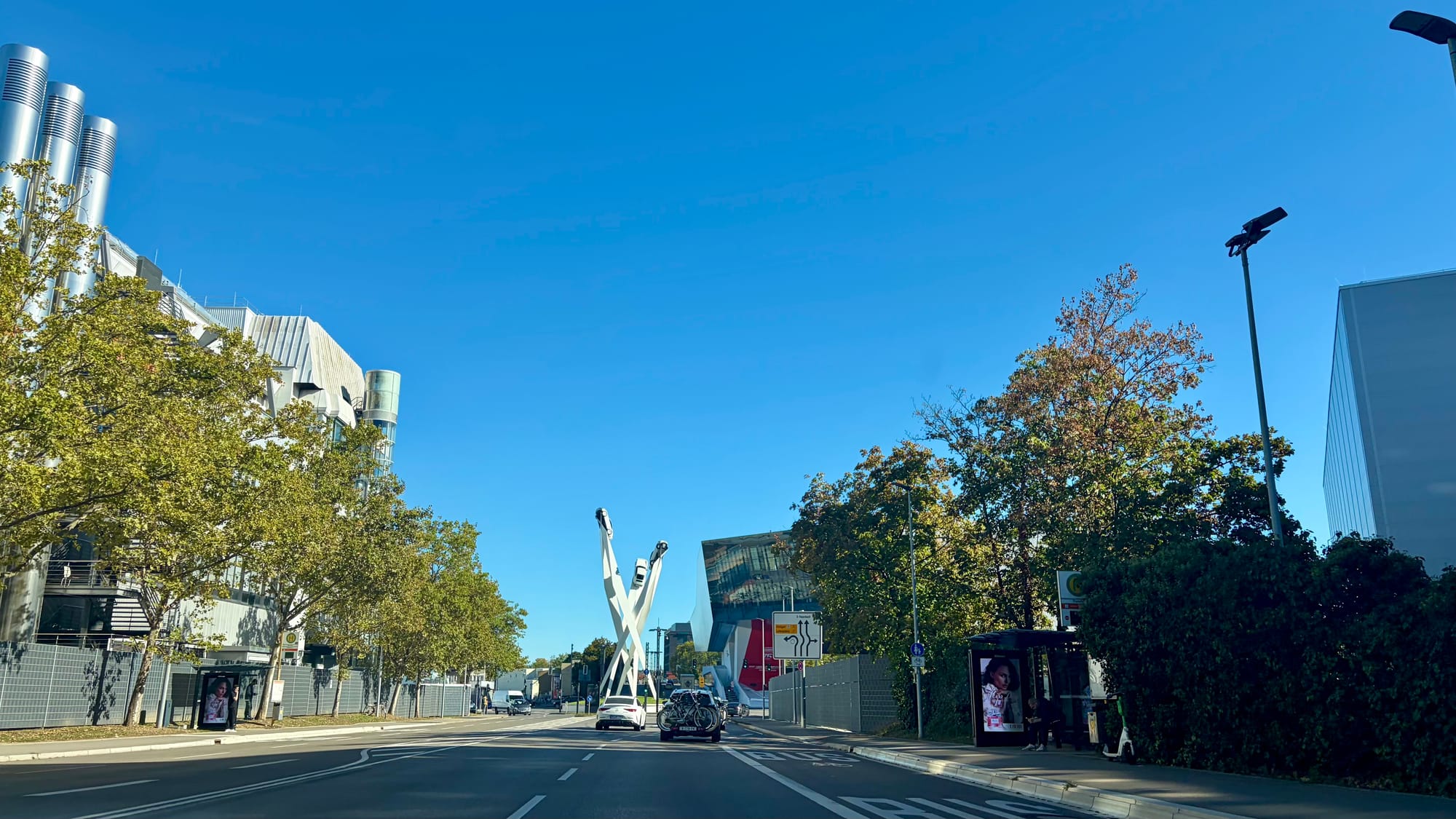 The monument on the roundabout