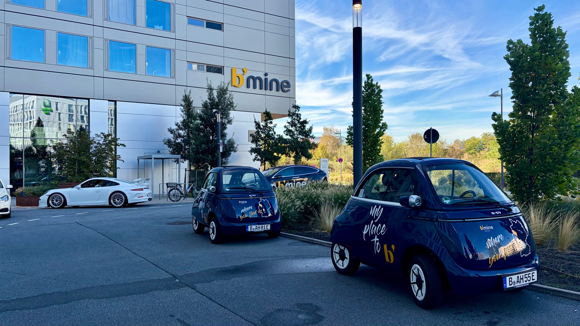 Hire cars available at the hotel