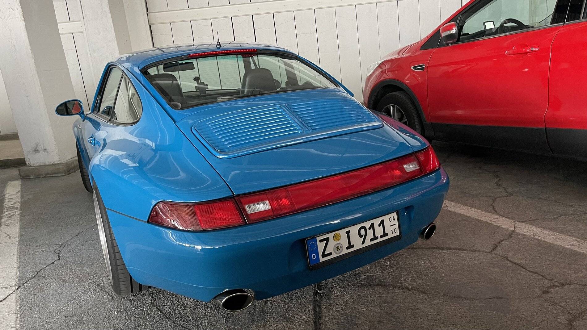 Our first time seeing Oslo Blue parked on the Grossglockner
