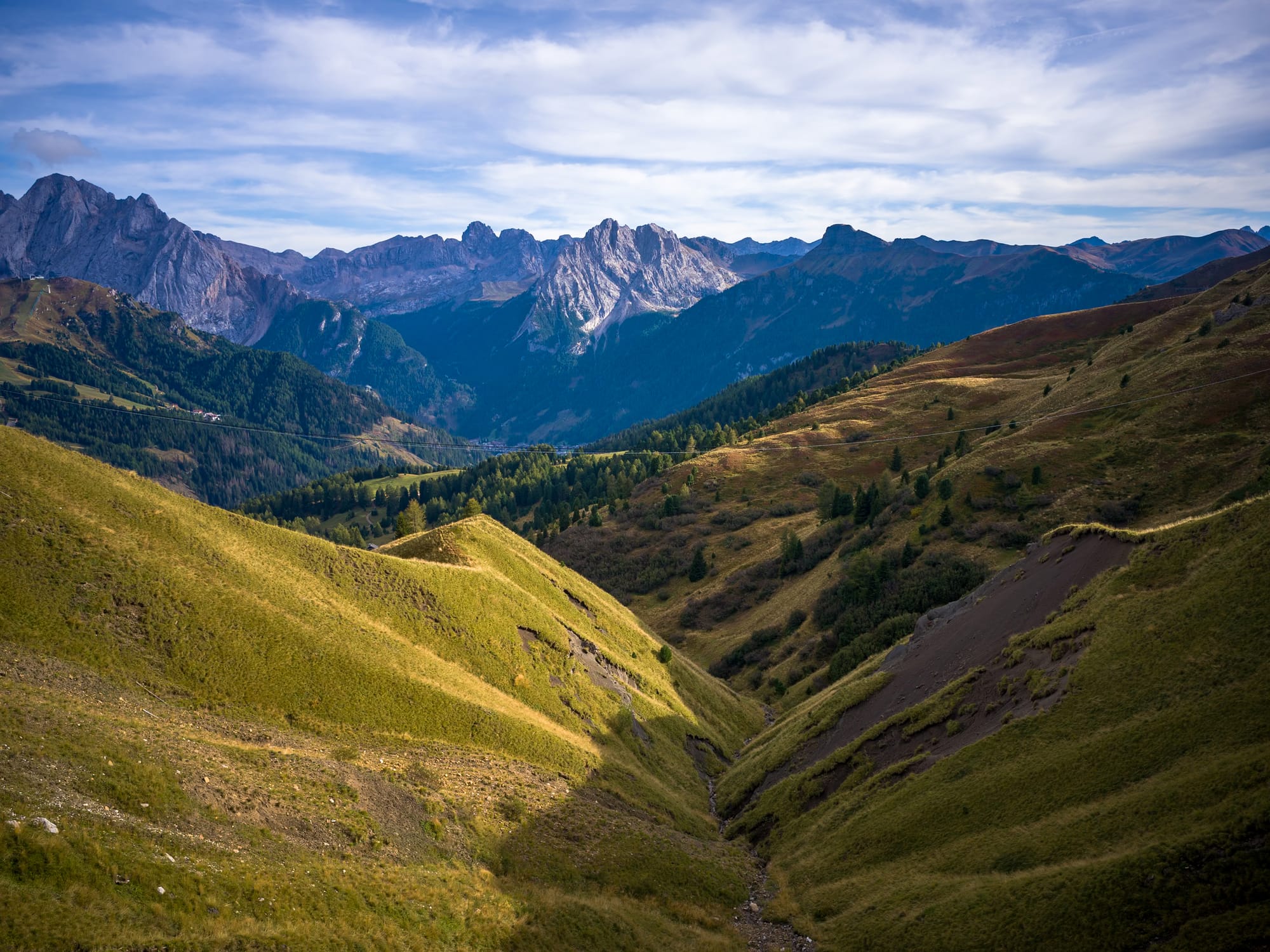 The mountains