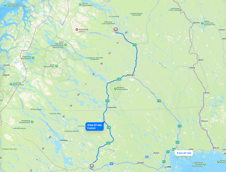 Day 6: Arvidsjaur (Sweden) –> Kiruna (Sweden)