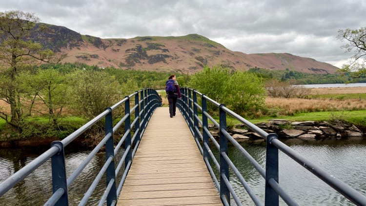 Hiking along the Derwentwater