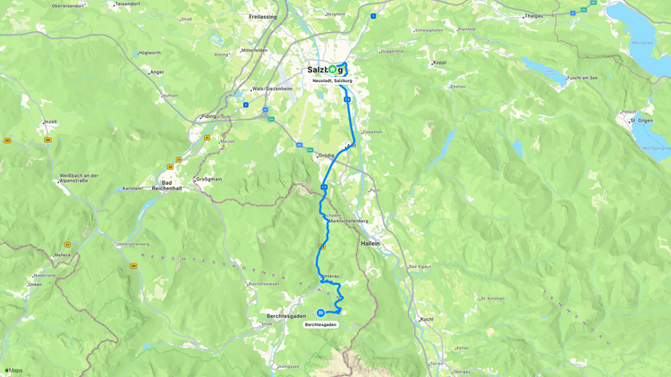 Our exact route on Day 13