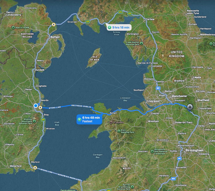 Our route