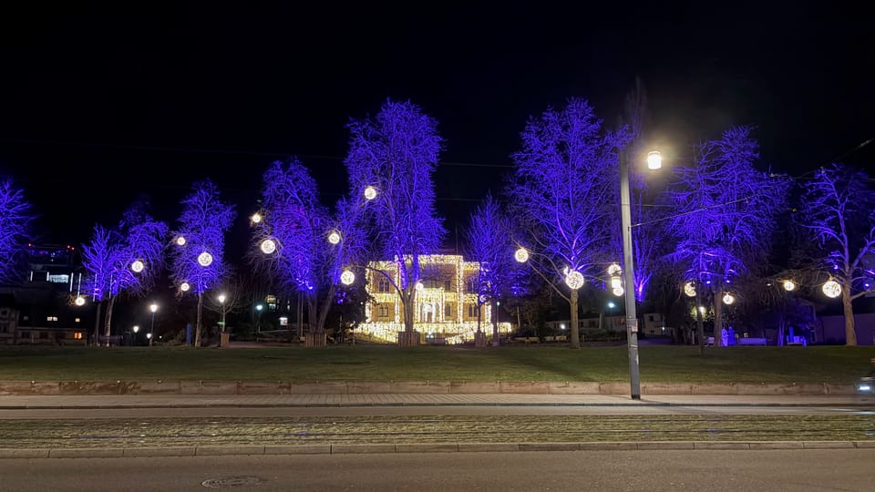 Freiburg im Breisgau at night