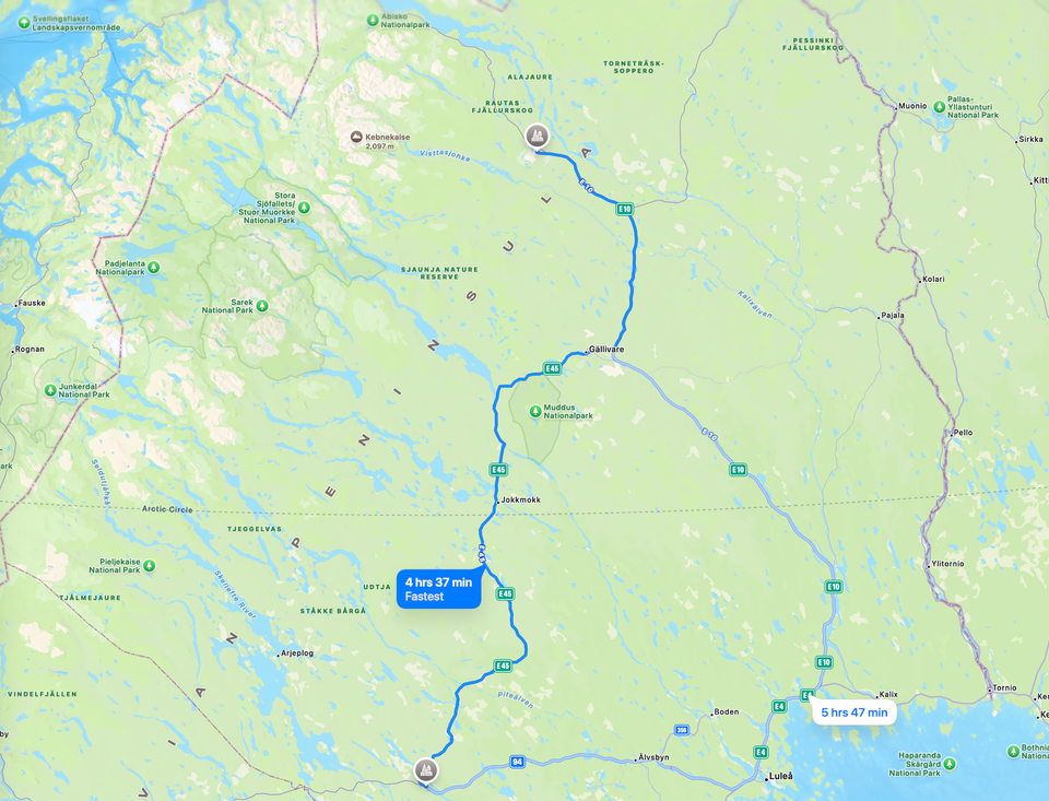 Day 6: Arvidsjaur (Sweden) –> Kiruna (Sweden)