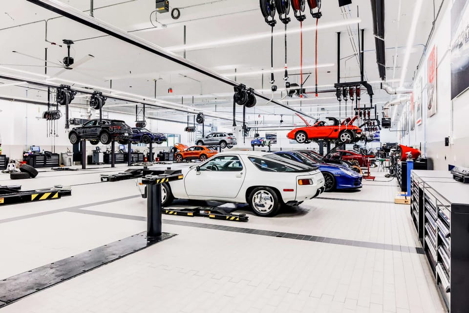 Porsche Service Bay